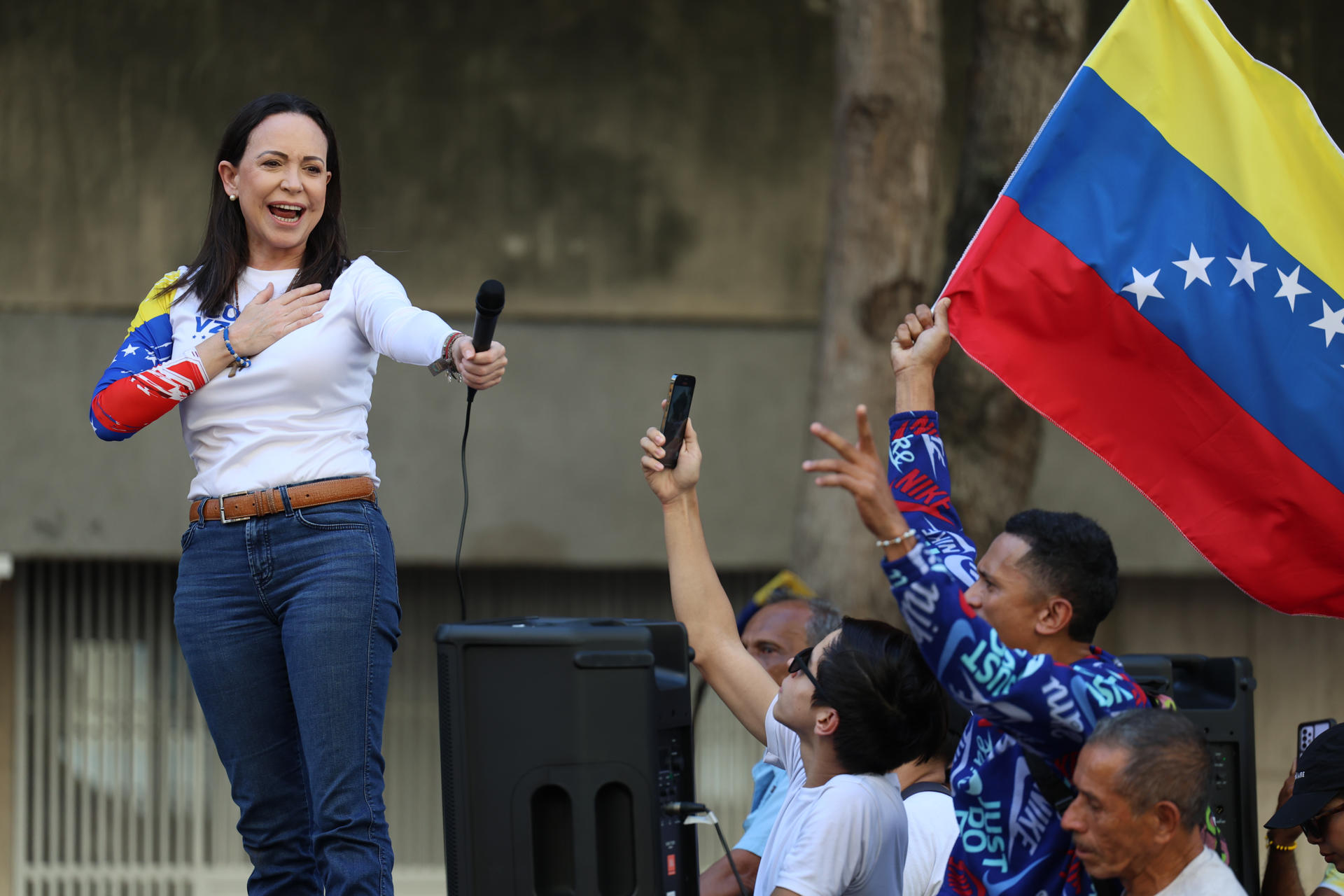 HRW confirma detención de María Corina Machado tras protesta en Caracas y exige liberación - Revista Q