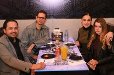 Gerardo Pérez, Luis Rubén Amaya, Rosa María Escobar y Alejandra Amaya