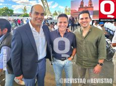 Víctor Franco, Jesús Aguilera y Alejandro Aguilera
