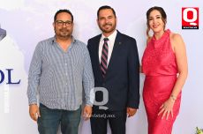 Andrés Plasencia, Rodolfo Guadarrama y Elena Ramírez