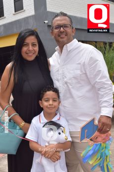 Támara Rosas, Iker Ramírez y Diego Ramírez