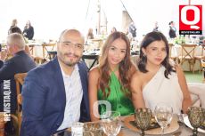 Alejandro Murillo, Gabriela Gutiérrez y Andrea Murillo