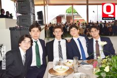 Diego Peréz, Marco Quiroz,  Santiago González, Andre Medina y Gael Muñoz