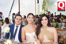 Mauricio Sánchez, Veró Guani y Michelle Sánchez