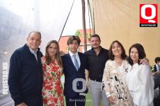 Sergio, Susana, Mariano,  Fernando Orozco,  Adriana Gama y Paty Padilla