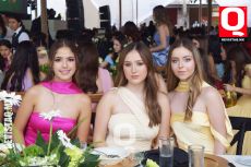 Victoria Lecuona,  Paula Arena y Gisele Bujaidar