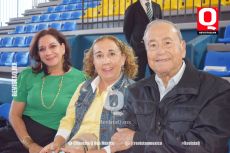 Martha Crespo,Karina González y Francisco Reynaga