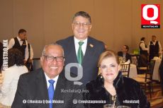 Juan Carlos López,  Edgardo Rocha y Elena Muñoz