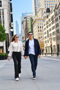 Thuany Martins y Adrián Uribe, una tarde en NY