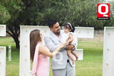 A    Fabiola López, Sofía Hernández López e Iván Hernández.