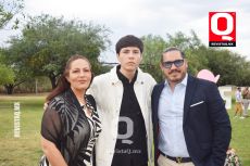 Erika Rodríguez,  Emilio Salazar y Hugo Gaytan