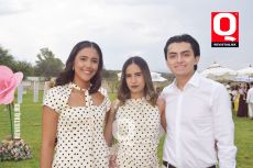 Sofía González, Fátima Hernández y Saúl Ramírez