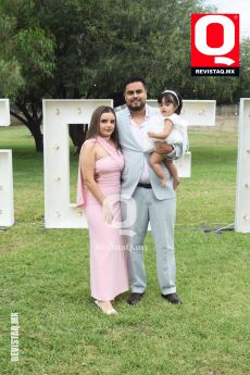 Sonrientes, Fabiola López, Sofía Hernández López e Iván Hernández