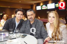 Jesús Cepeda,  Andrés Cepeda y Karla Zamora
