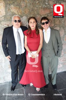 Luis Lara, Diana Velázquez y Luis Lara