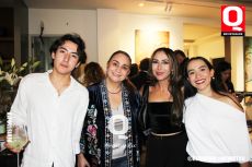 Juan Pablo Valenzuela,  Blanca Sánchez,  Aline Avila y Regina Valenzuela