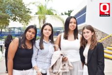 Abril López,  Ivana Cruz, Luisa Palomino y Regina Muñoz