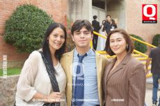 Andrea Vega, Bruno Vega e Iliana López Velarde