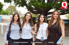 Elsa Vela, Begoña Fernández,  Mafer Benavides y Alejandro Gutiérrez