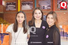 Fatima Hinojosa,  Sofía Uriarte y Natalia Renteria