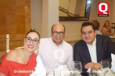 Liliana Vega, Luis Piedra y Héctor Gutiérrez