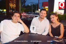 Tulio González,  Jafet Valadez y Daphne Murillo