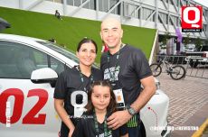 Paola Hernández,  Paula Saucedo y Jorge Saucedo