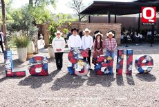 A  Hno. Roberto Medina, Mtro. Jorge Jiménez Lona, Hno Enrique González Álvarez, Mtra Ma. Socorro Durán y Mtro Julio Carpio