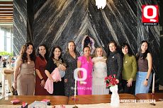 Aspectos  de la despedida de soltera de Gisell Meza del Fierro