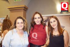 Nora Ramírez,  Gaby Gómez y Carolina López