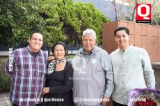 Alfredo Aranda, María Teresa García, Alfredo Aranda y Gael Aranda