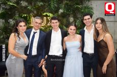 A   Araceli Samano, Christian Pons, Fabricio Pons, Sofía Pons, Christian Pons Jr y Luisa Vázquez