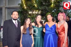 Mauricio Lira, Andrea Lira, Jocelin Gómez, Alisson Lira y Ely Flores