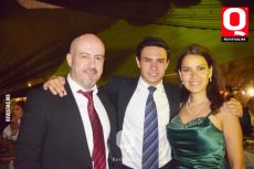 Eder García, Eder García Granja y Adriana Granja