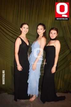 Valeria Dieguez, Shadem Zepeda y Victoria Cobo