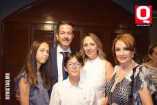 Febrero del Moral y Silvia García en familia