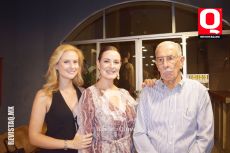 Grecia Sheffield, Lorena Gómez y Rodolfo Gómez