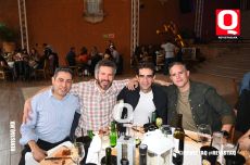 Eduardo Guani,  Christian Ebner,  Jorge Álvarez y Luis Francisco