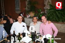 Hector Jacobo,  Óscar Dorante y Javier Moreno