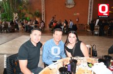 Mandred Becker,  Jaime García y Marcela Esqueda