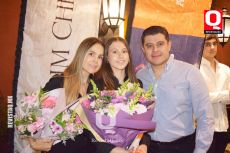 Lizet González,  Karyme Vargas y Alfredo Vargas
