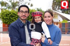 Pedro Muñoz, Sofía Muñoz y Andrea Arrieta