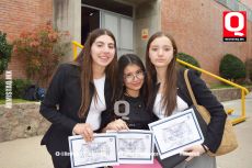 Angela Torres, Luna Hernández y Vale Sánchez