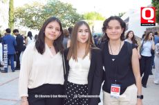 Sofía Hernández,  Azul Gómez y Regina Hernández