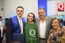 José Andrés Espinosa, Lili Villa, José Espinosa y Francisca Álvarez