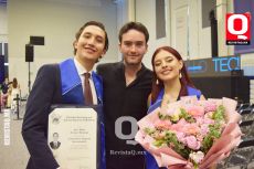 Juan Pablo Enrriquez, Luis David Torres y Nathalia Neri