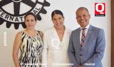 Daniela Cota, Claus Reyes y Christian Córdoba