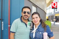 Jorge González y Angie Alonso