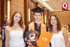 Ivanna Santos,  Miguel Arreola y Andrea Hernández