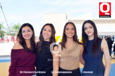 Elena Peréz,  Melisa Vázquez, Dianet Rueda y Emilia Torres